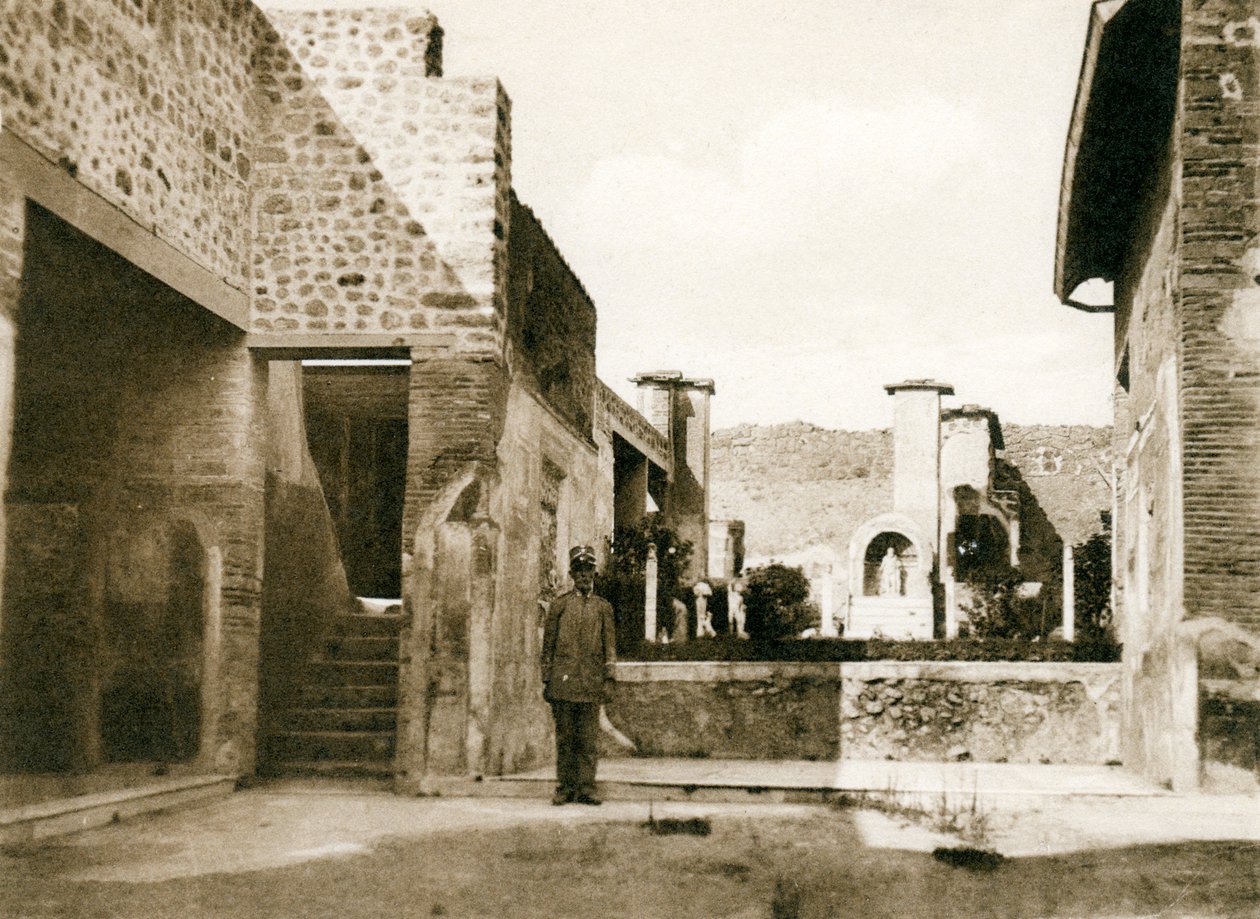 Casa de Marco Lucrezio Fronto, Pompeya, Italia, c1900s de Unbekannt