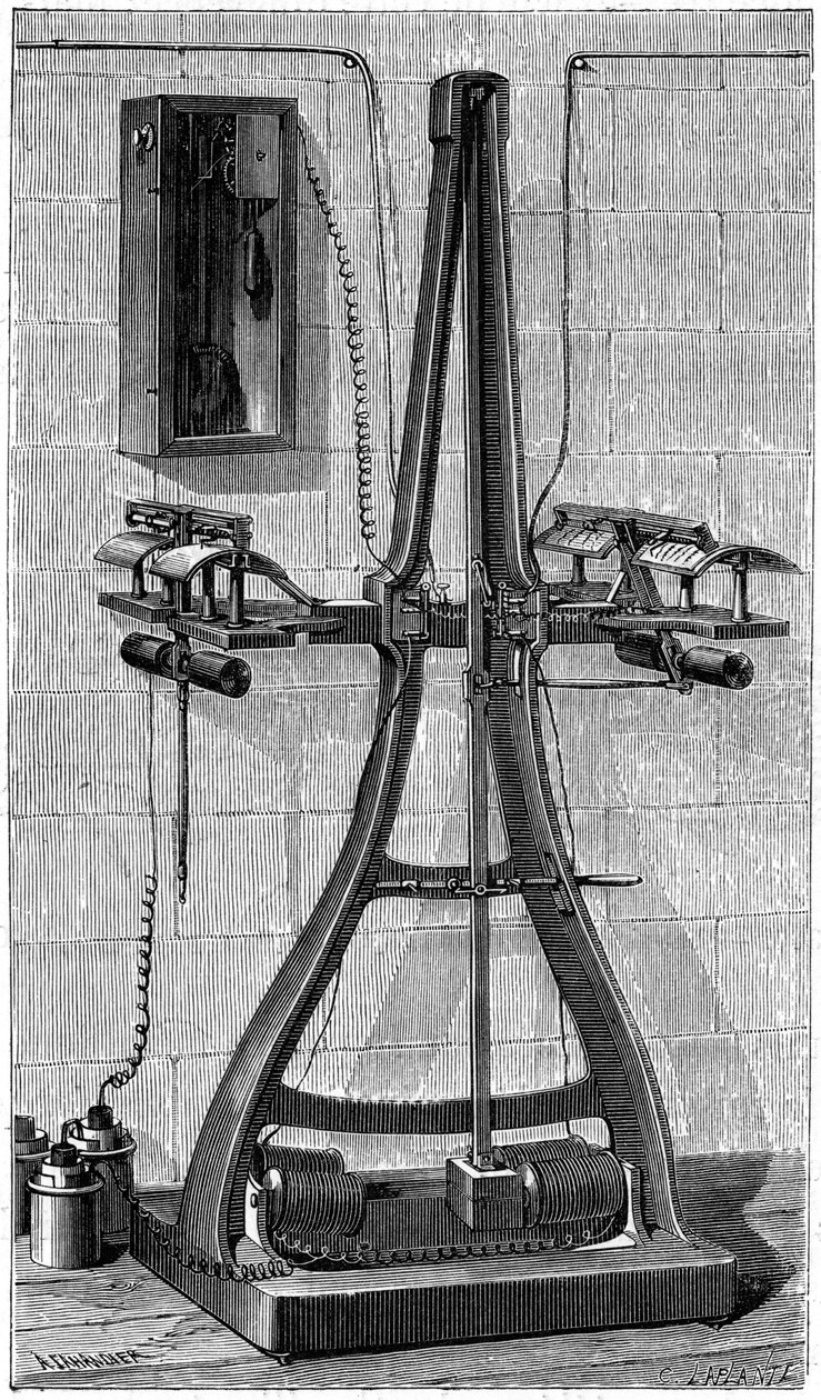 Pantelegrafo de Caselli, 1874 de Unbekannt