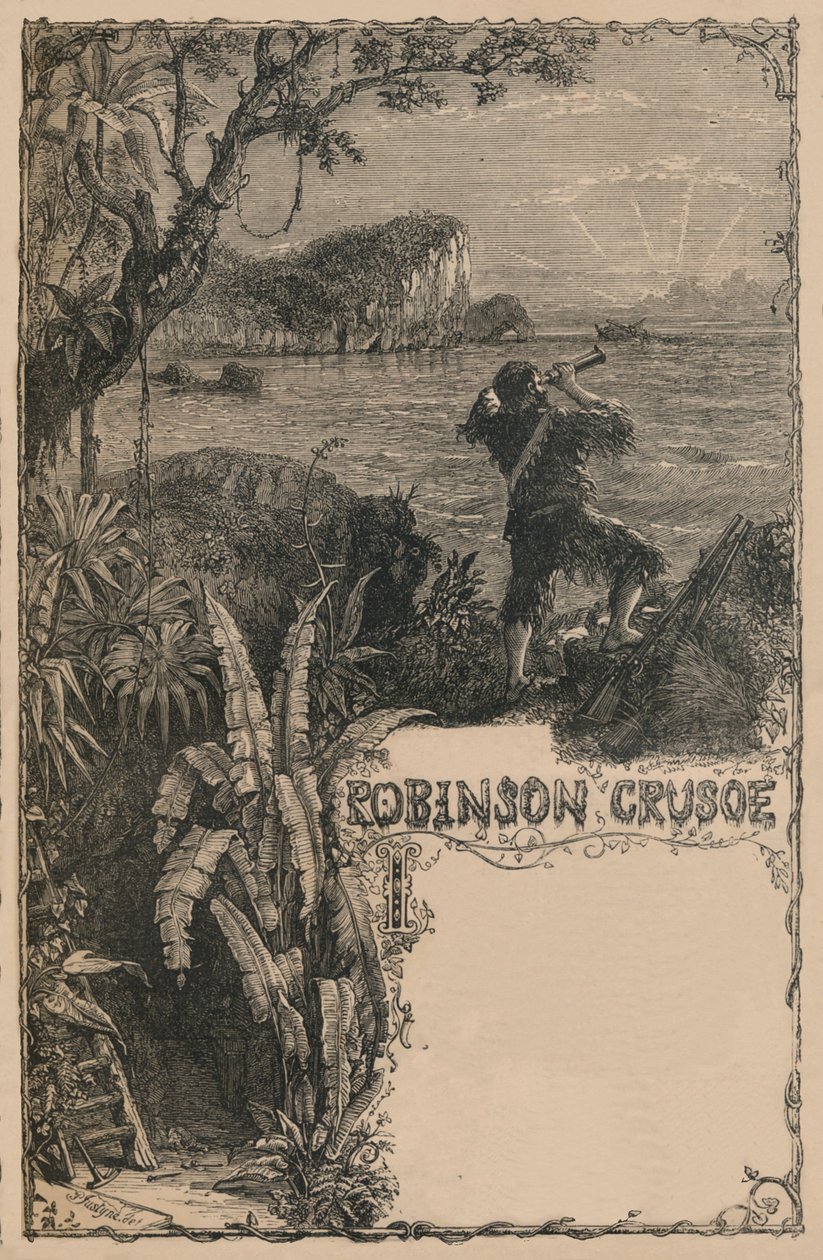 Robinson Crusoe de Cassell, c1870 de Unbekannt