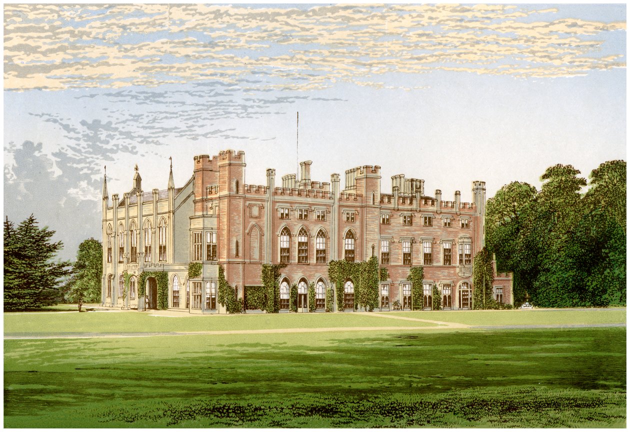 Parque Cassiobury, Hertfordshire, hogar del Conde de Essex, c. 1880 de Unbekannt