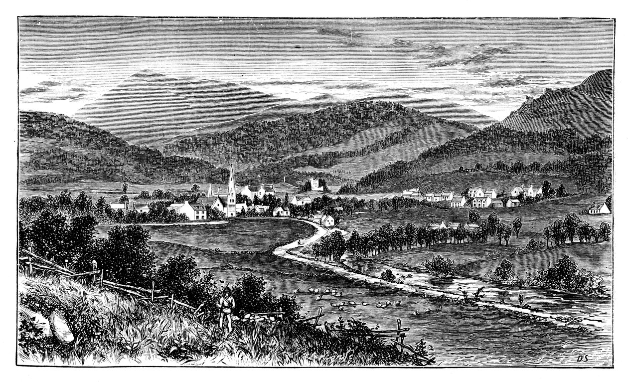 Castleton de Braemar, Escocia, c1888 de Unbekannt