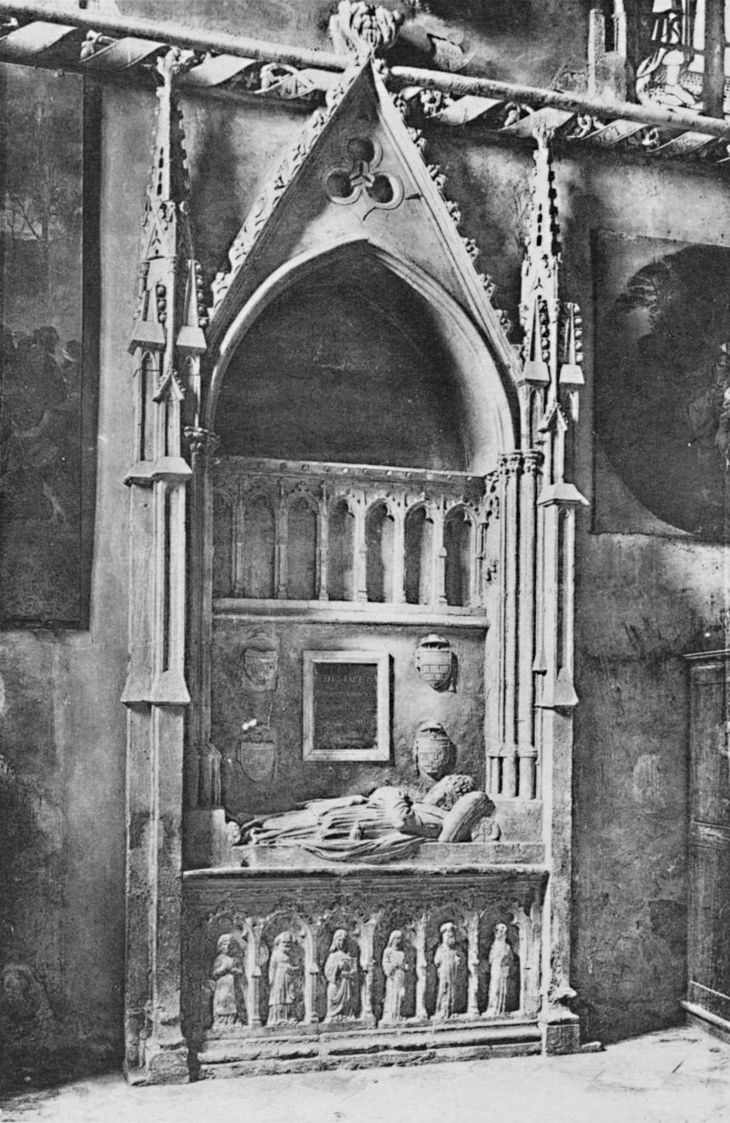 Catedral de Aviñón - Tumba del Papa Benedicto XII, c1925 de Unbekannt