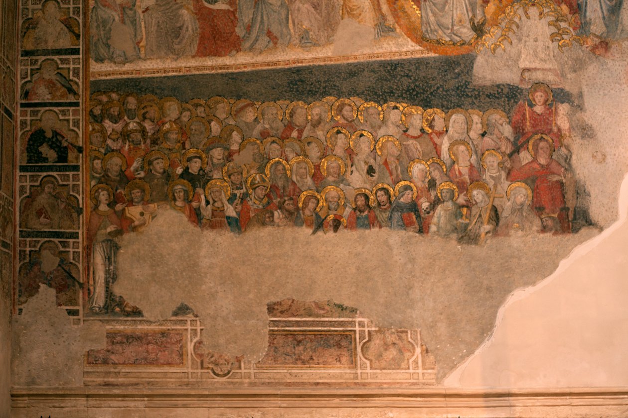 Catedral (Catedral de Santa María). El claustro. La capilla (San Blas). Pinturas murales. de Unbekannt