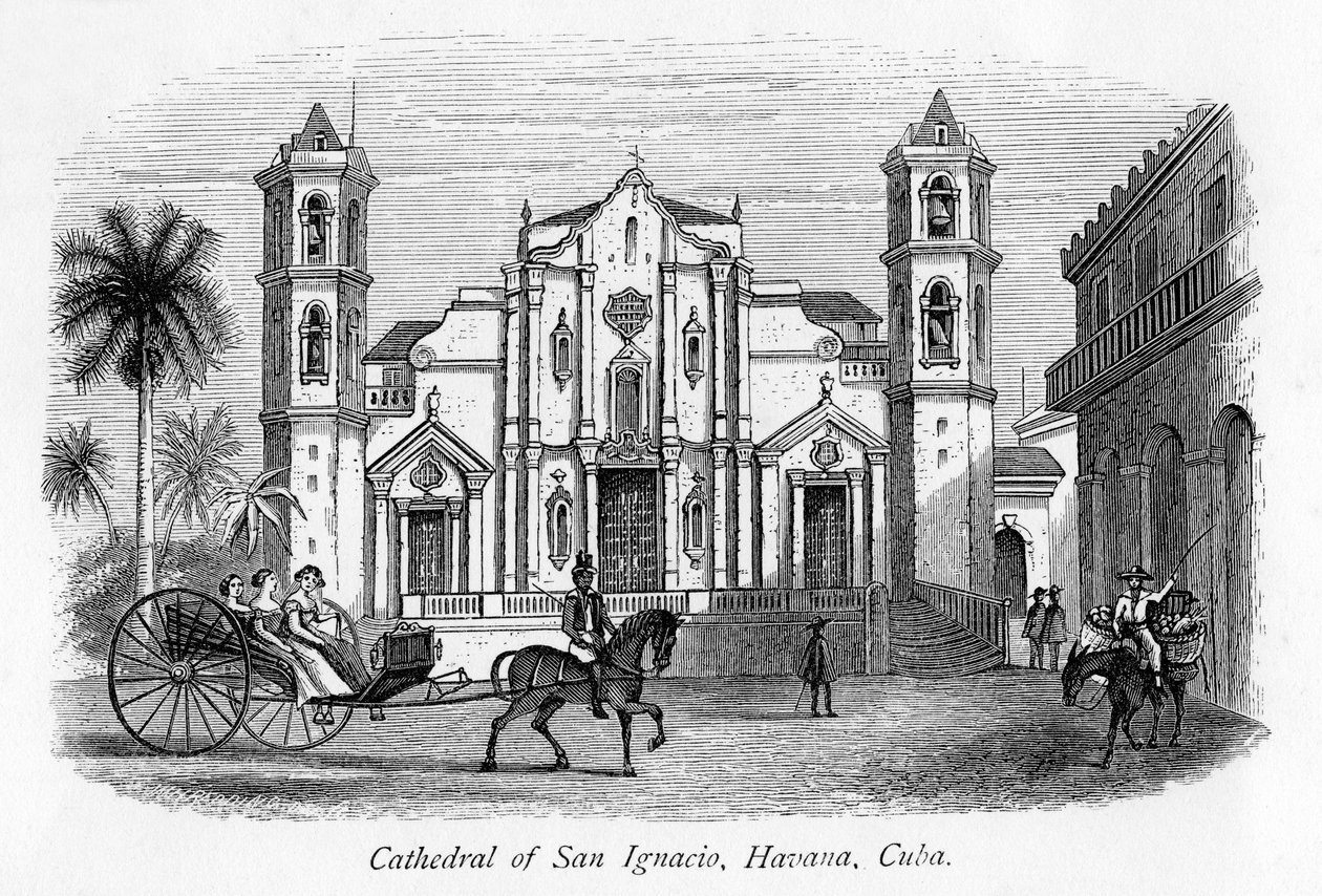 Catedral de San Ignacio, La Habana, Cuba, siglo XIX de Unbekannt