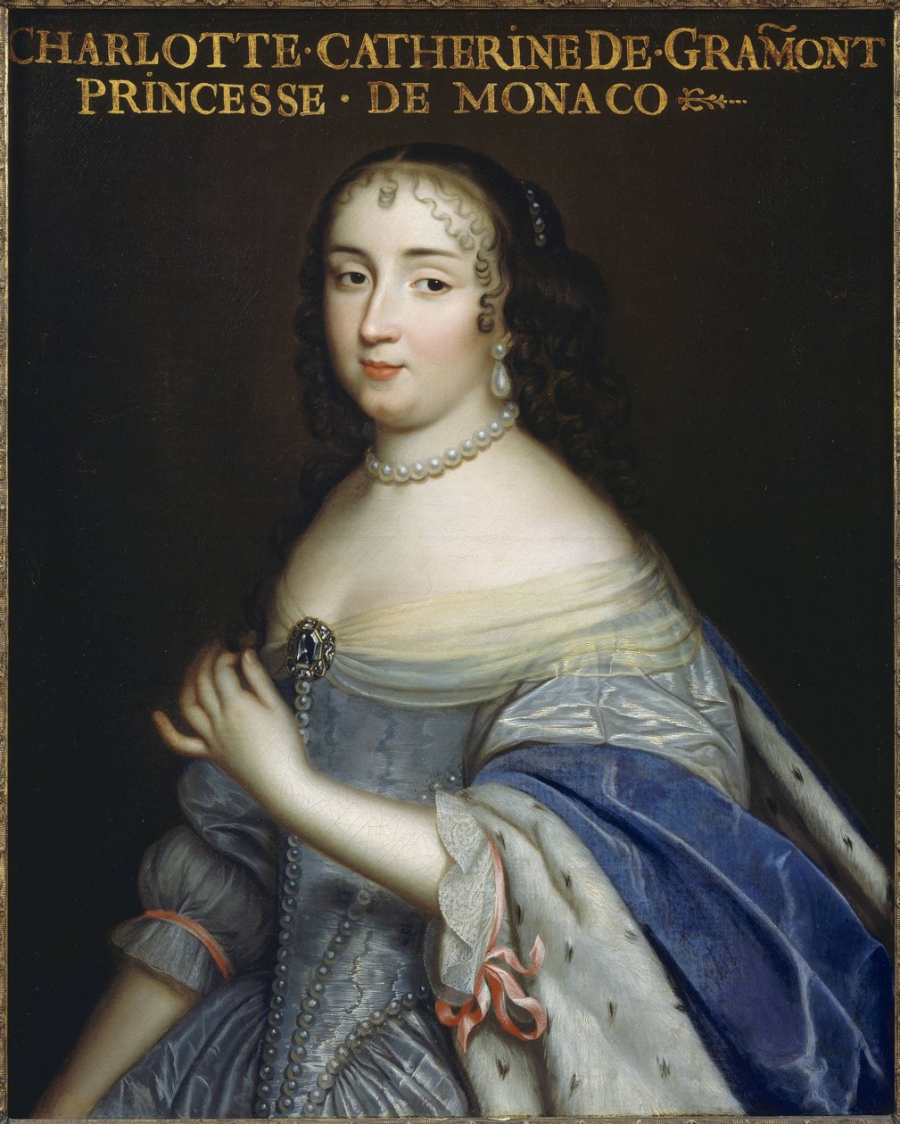 Catherine Charlotte de Gramont 1638-1678, Princesa de Mónaco y Duquesa de Valentinois, c. 1665 de Unbekannt