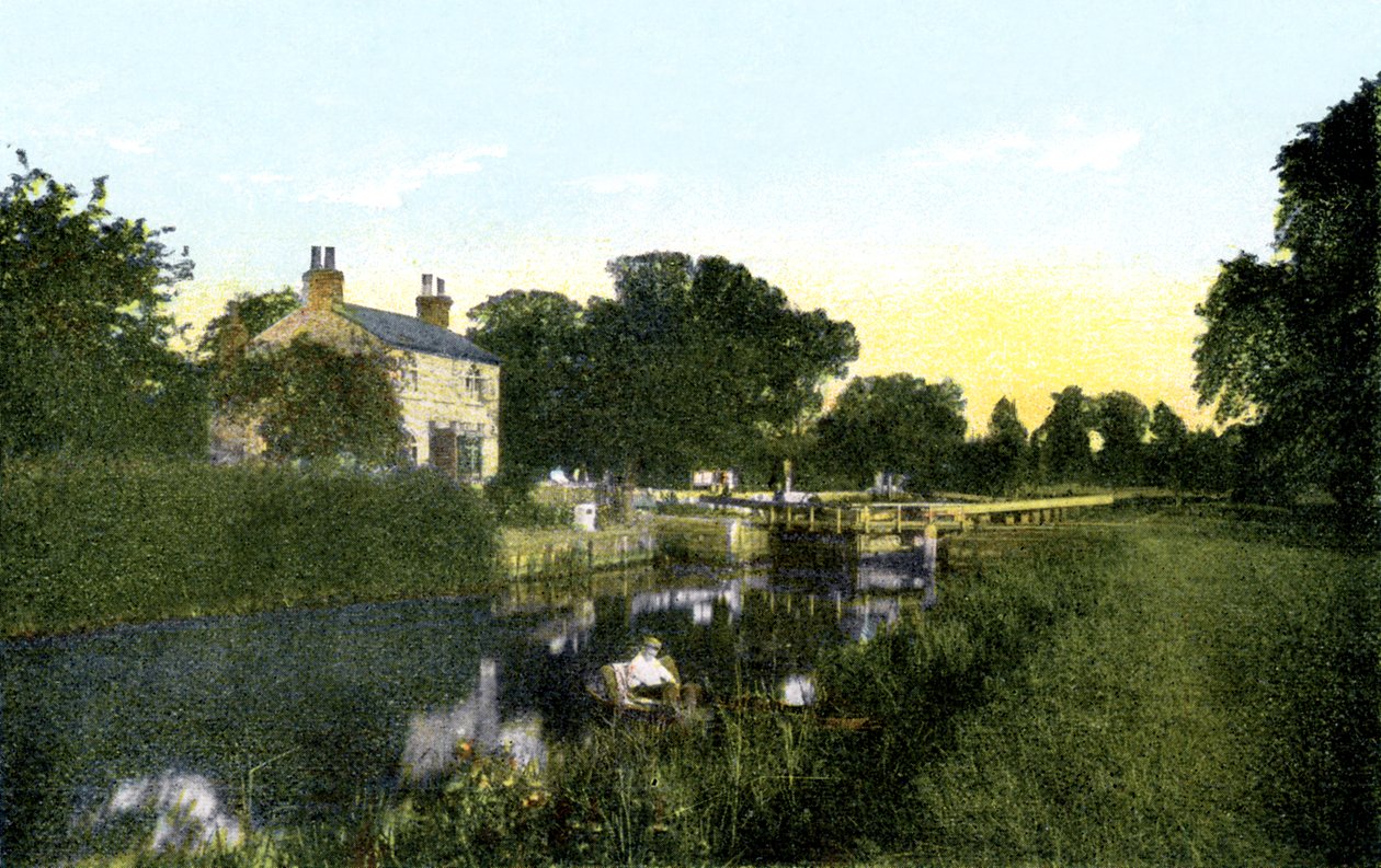 Caversham Lock, Berkshire, siglo XX de Unbekannt