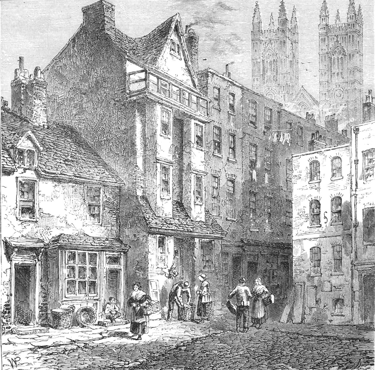 Casa de Caxton, Westminster, 1827 de Unbekannt
