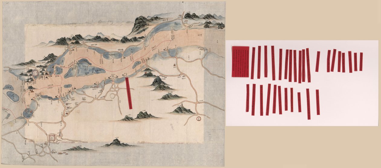 Changjiang shui shi Guazhou zhen biao zhong ying jiang xun quan tu de Unbekannt