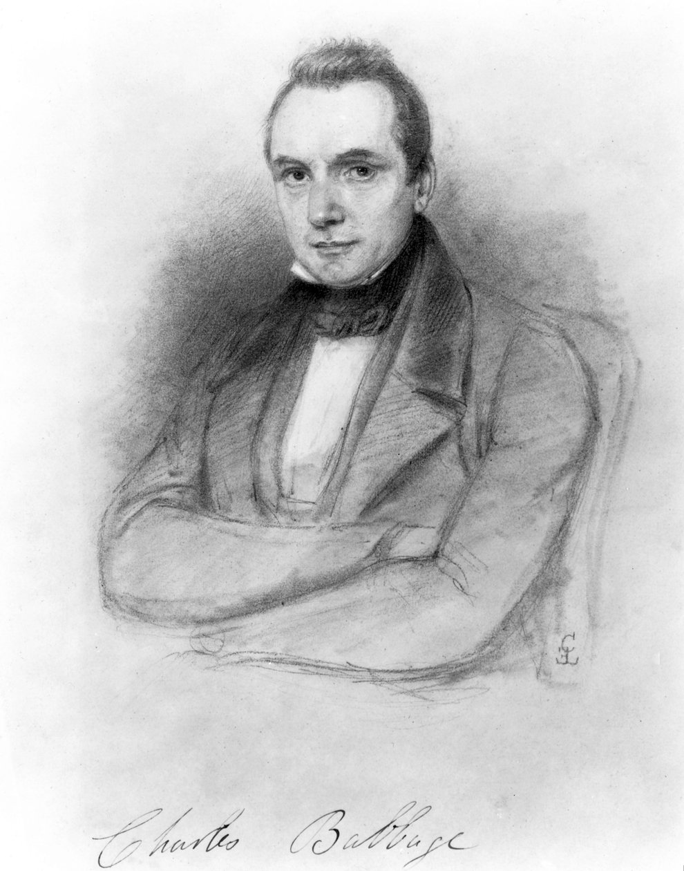 Charles Babbage, matemático británico y pionero de la computación de Unbekannt