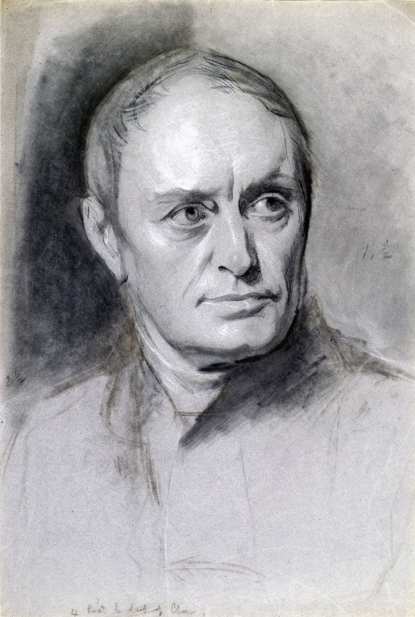 Charles Babbage, matemático y pionero de la computación, c. 1840 de Unbekannt