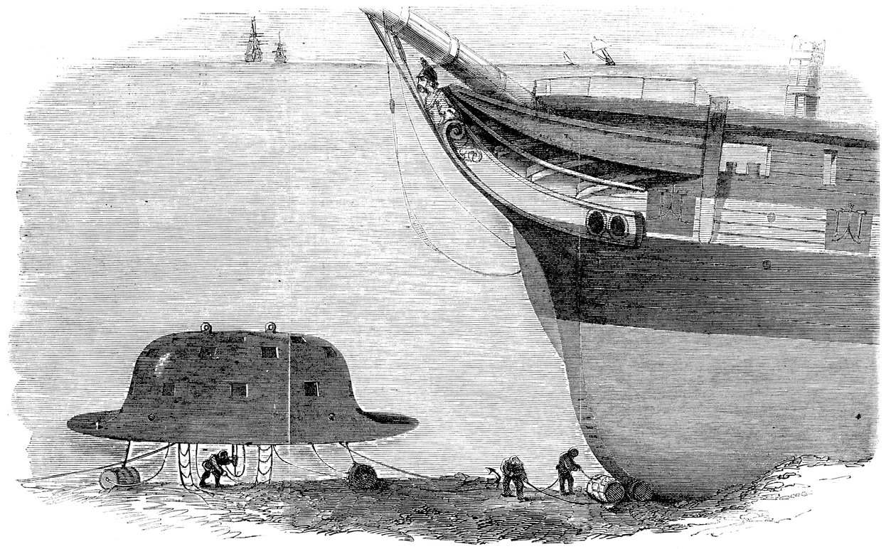 Diseño propuesto por Charles Babbage para una campana de buceo de Unbekannt