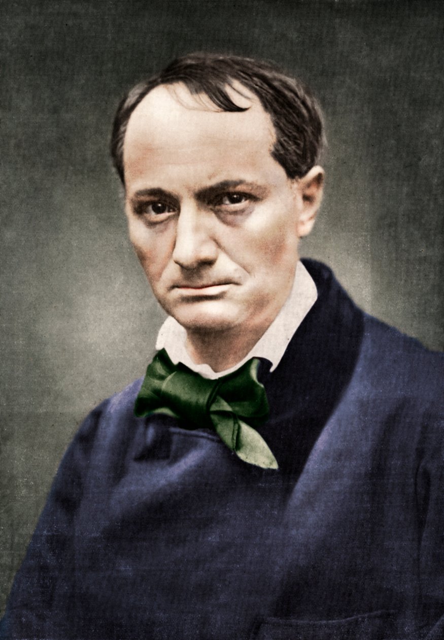Charles Baudelaire, influyente poeta, crítico y traductor francés de Unbekannt