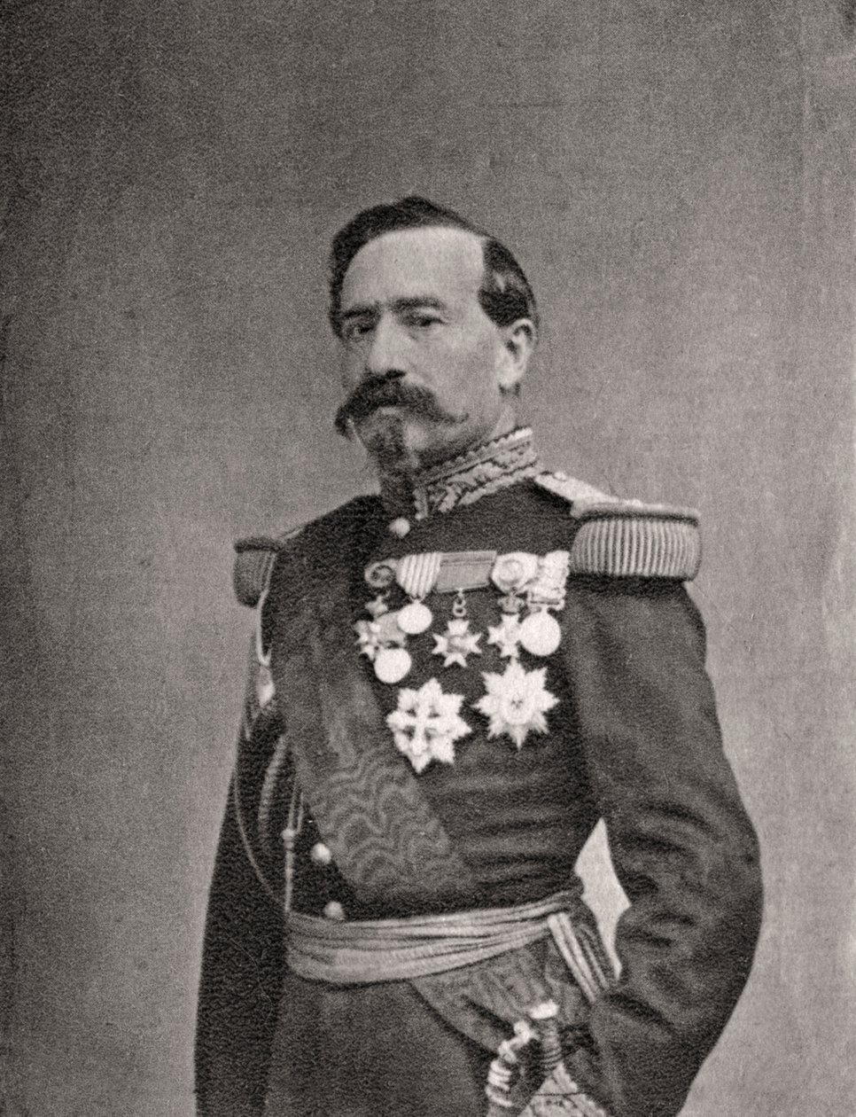 Charles Denis Bourbaki, soldado y general francés, 1868 de Unbekannt