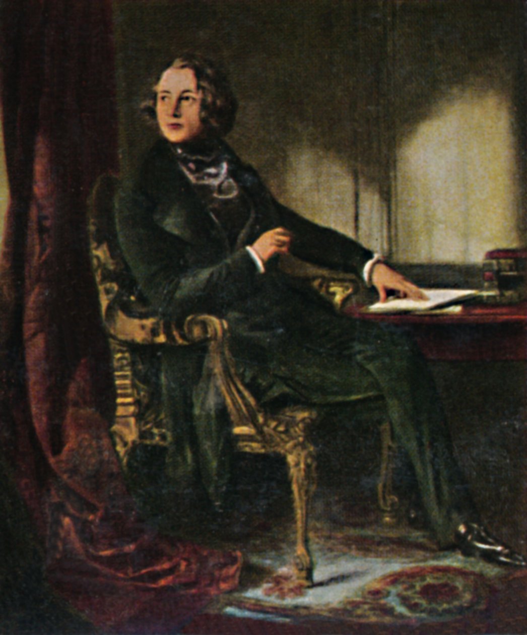 Charles Dickens 1812-1870 - Pintura de Maclise, 1934 de Unbekannt