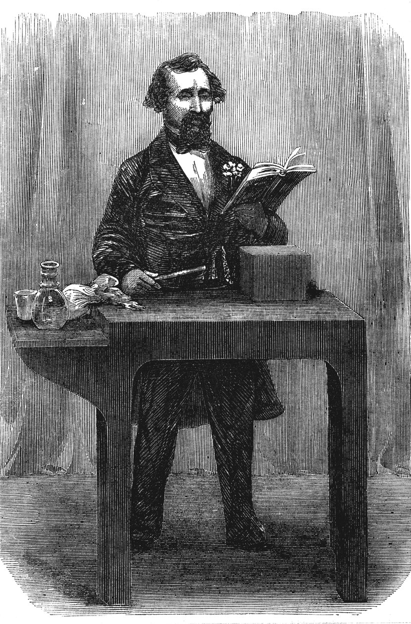 Charles Dickens 1812-70, novelista y periodista inglés, julio 1858 de Unbekannt
