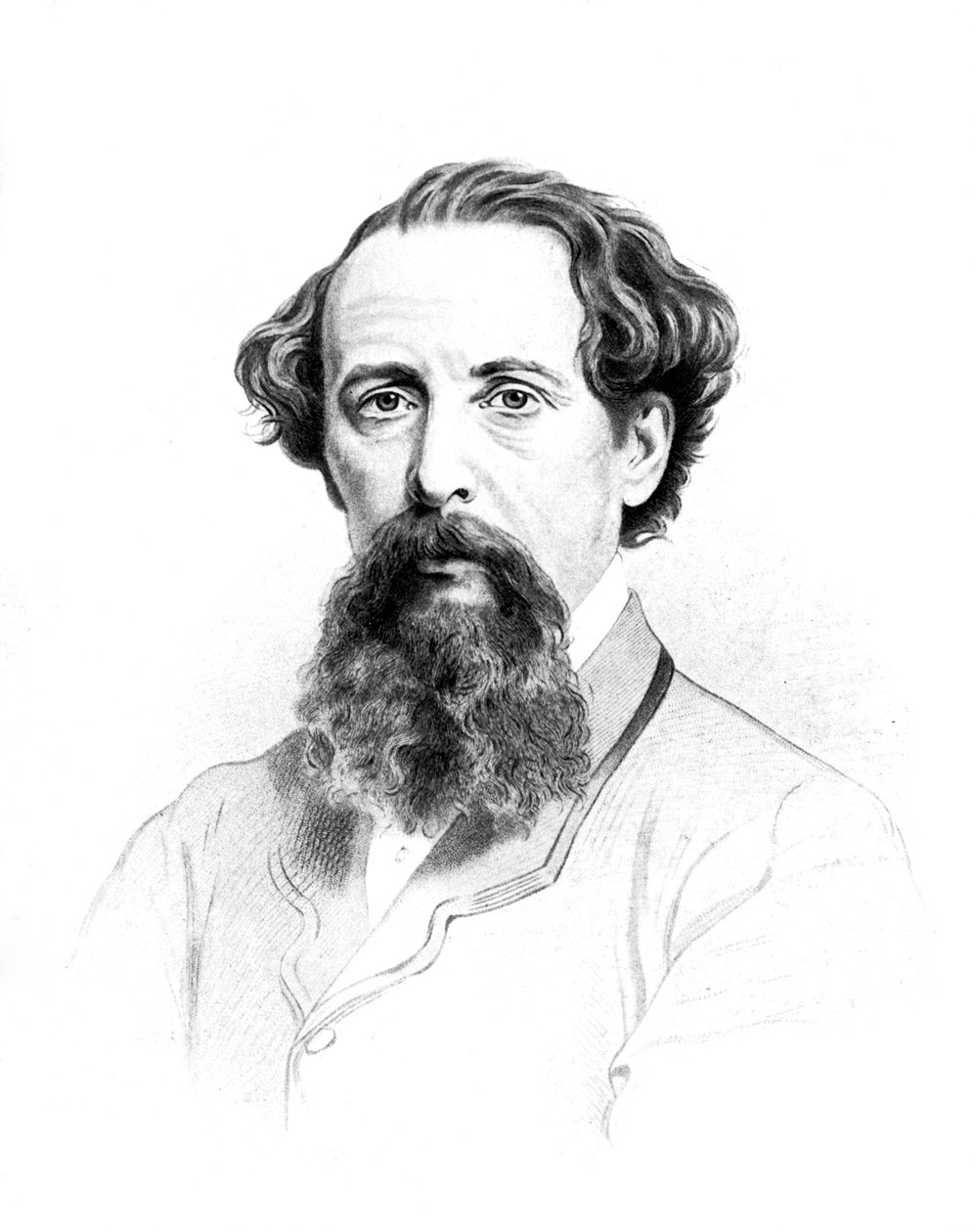 Charles Dickens, autor inglés del siglo XIX de Unbekannt