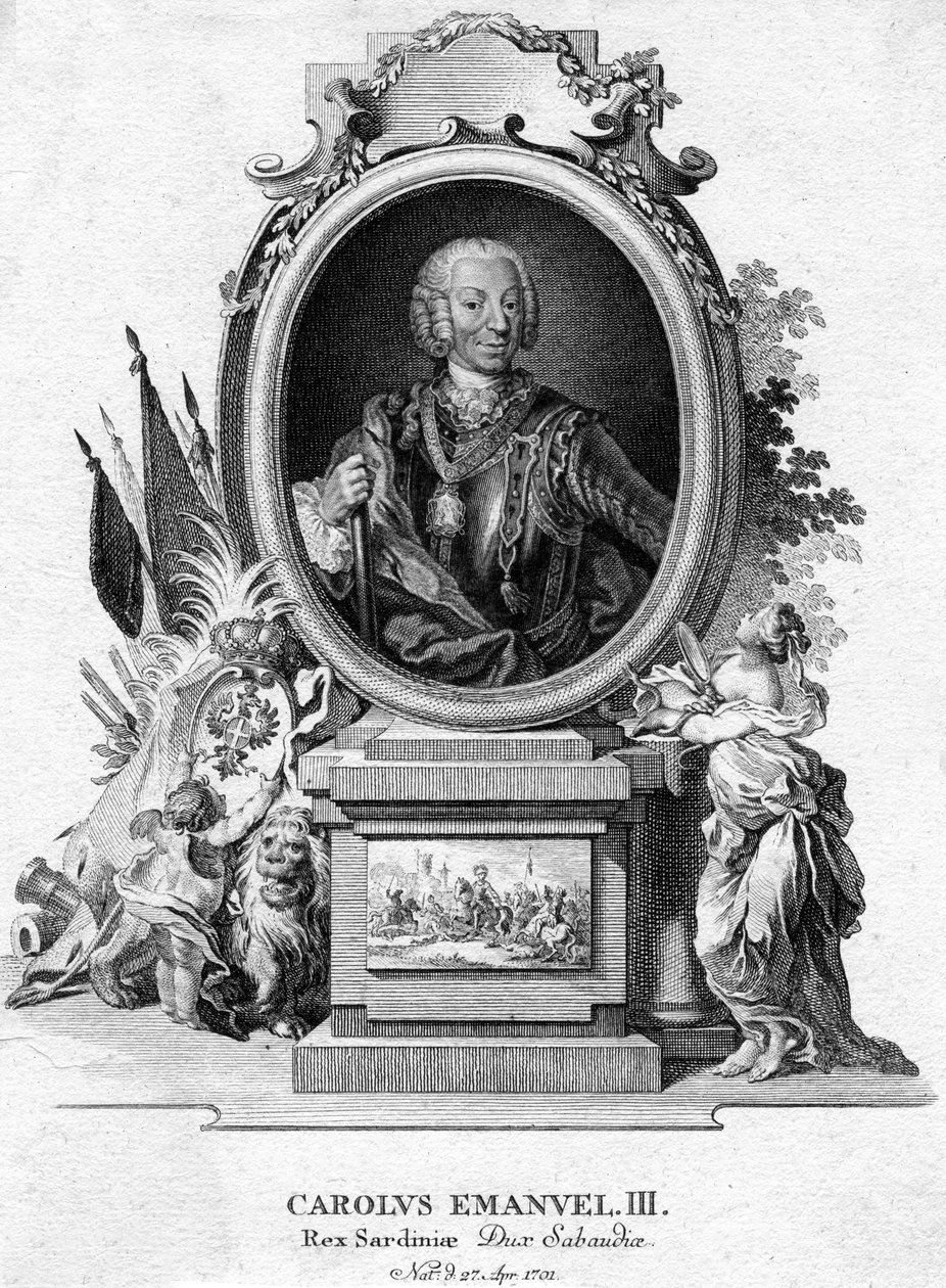 Carlos Manuel III de Cerdeña, Duque de Saboya y Rey de Cerdeña, 1701-1773 de Unbekannt