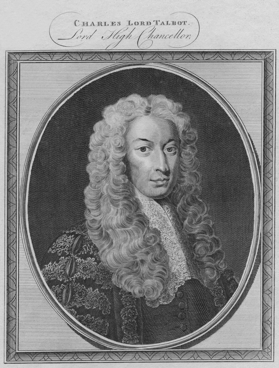 Charles Lord Talbot, Lord Alto Canciller, 1786 de Unbekannt