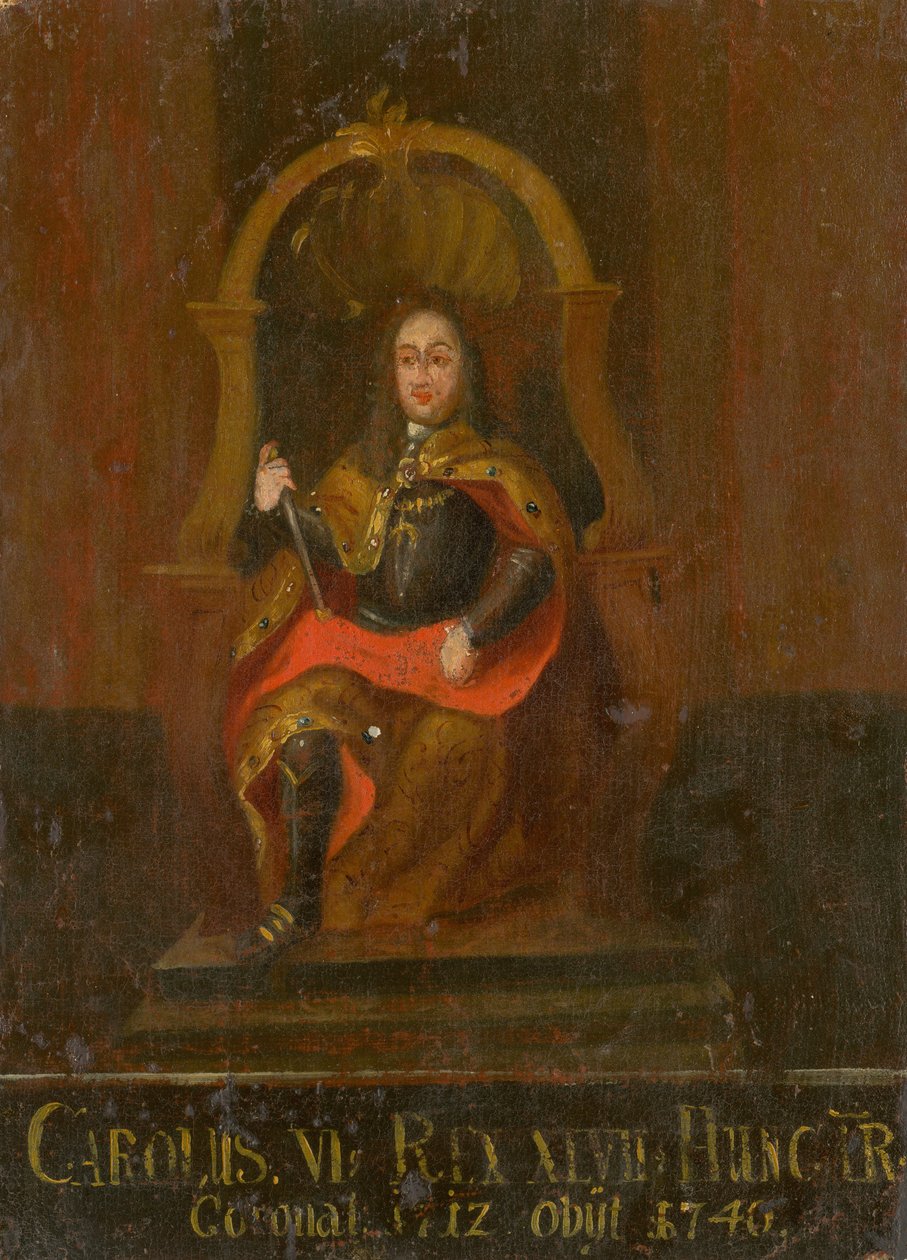 Carlos VI 1685-1740, Rey de Hungría y Croacia, primera mitad del siglo XVIII de Unbekannt