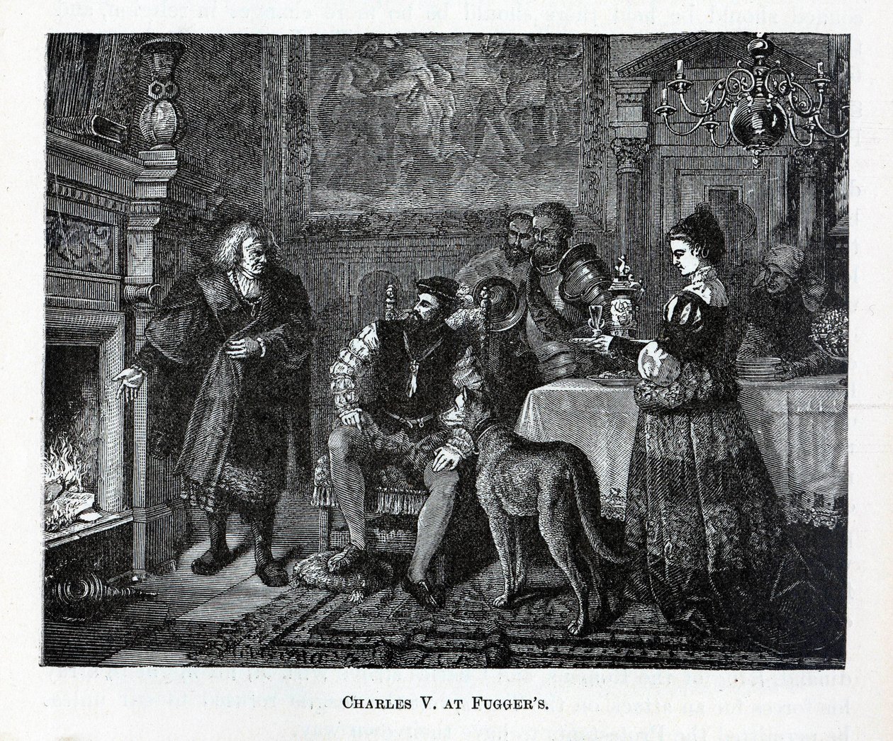 Carlos V en Fuggers, 1882 de Unbekannt