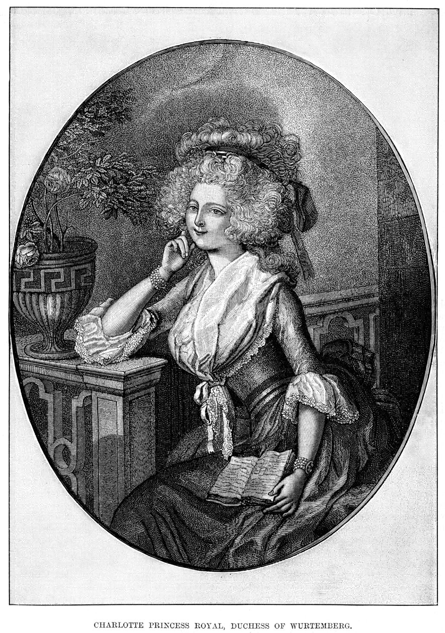 Carlota Princesa Real, Duquesa de Wurtemberg, siglo XIX de Unbekannt