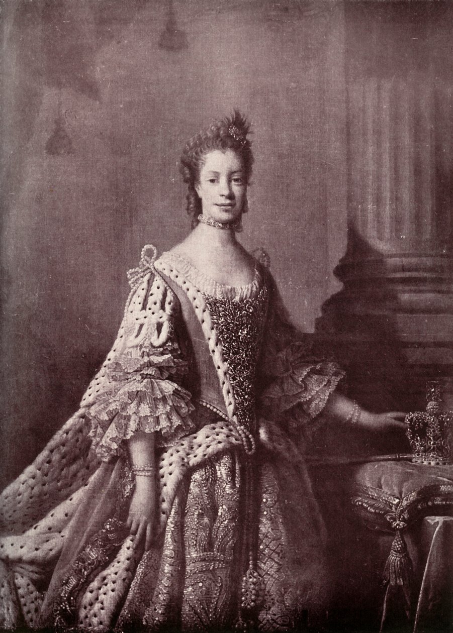 Carlota Sofía de Mecklenburg-Strelitz, reina consorte de Jorge III, 1761-1762, 1919 de Unbekannt