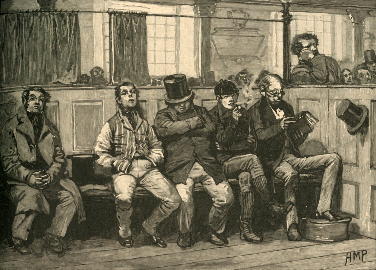 Cartistas en la iglesia, c1839 c1890 de Unbekannt