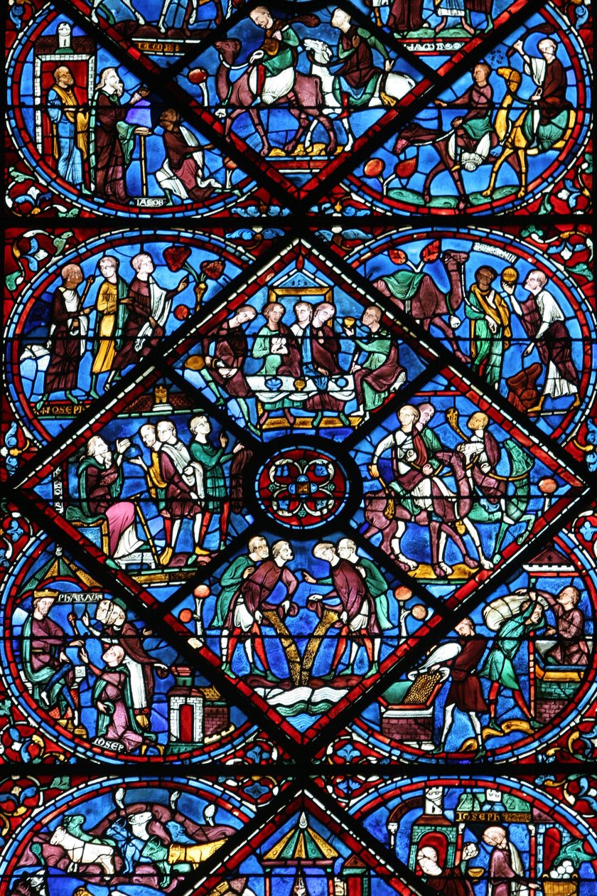 Catedral de Chartres: vidriera Chartres Francia de Unbekannt