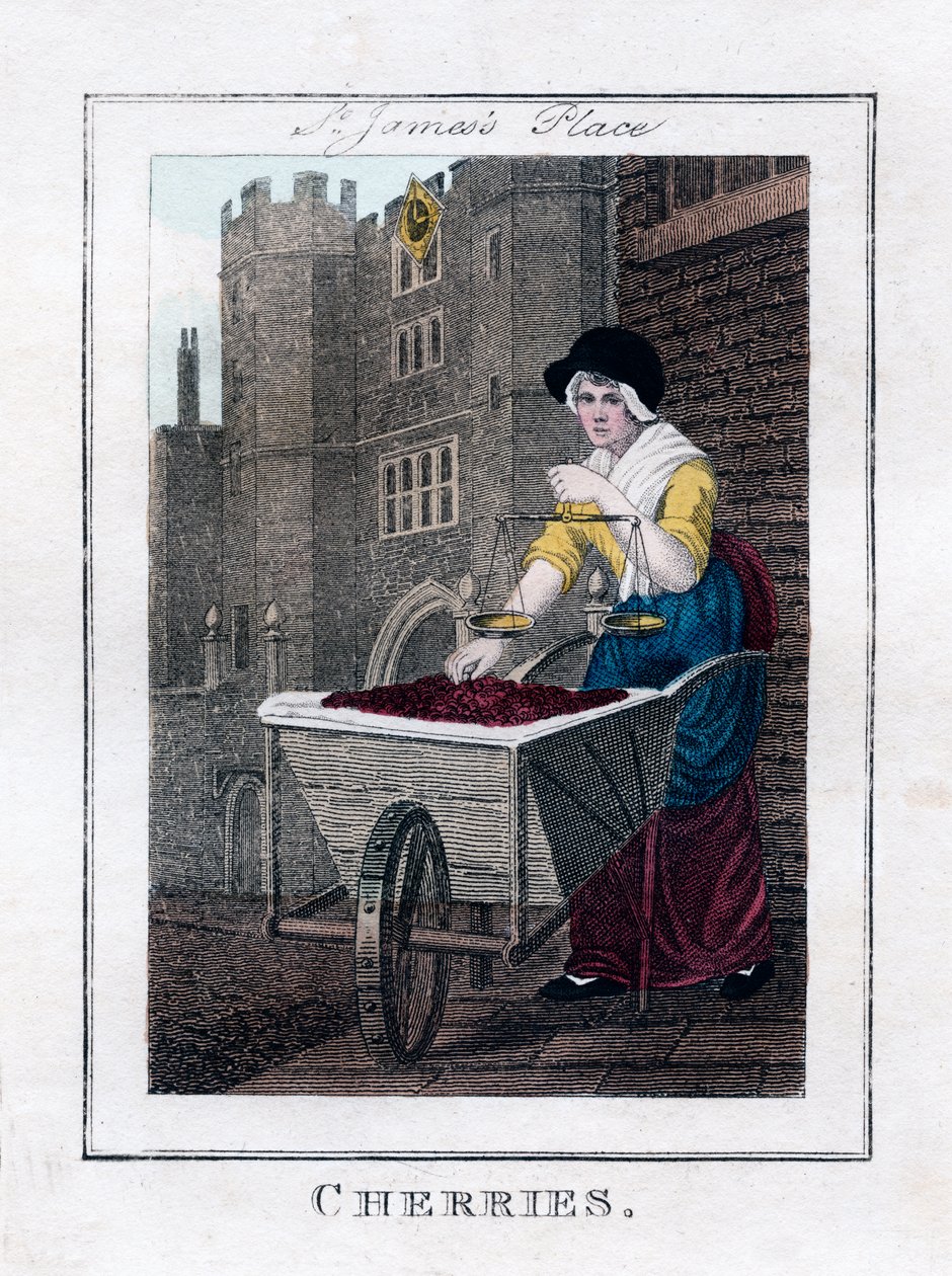Cerezas, Palacio de St. James, Londres, 1805 de Unbekannt