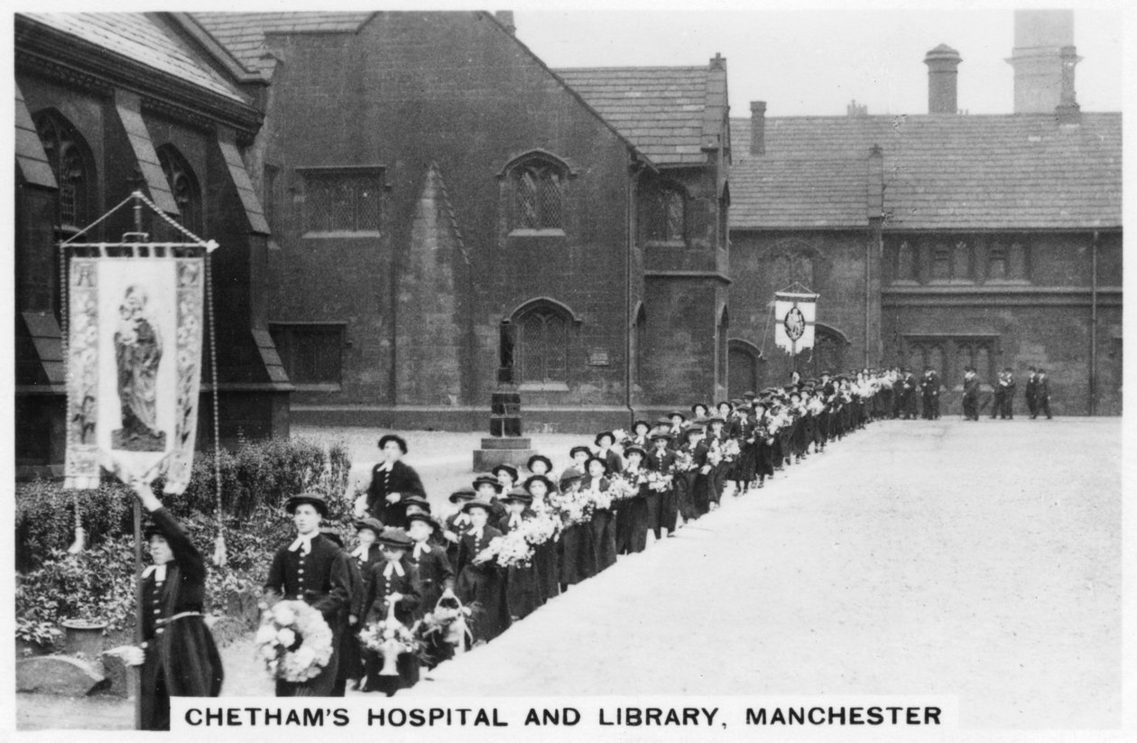 Hospital y Biblioteca de Chetham, Manchester, 1937 de Unbekannt