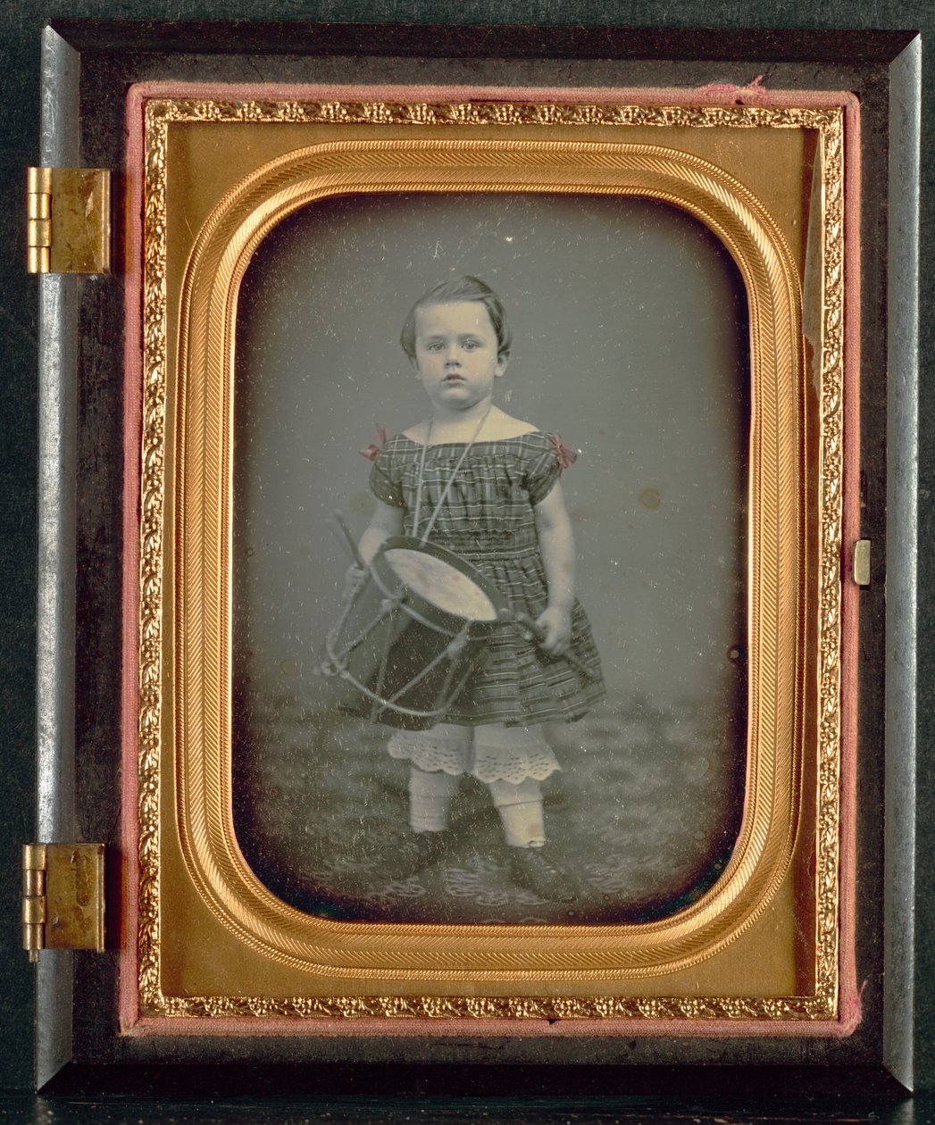 Niño con tambor, 1850s de Unbekannt