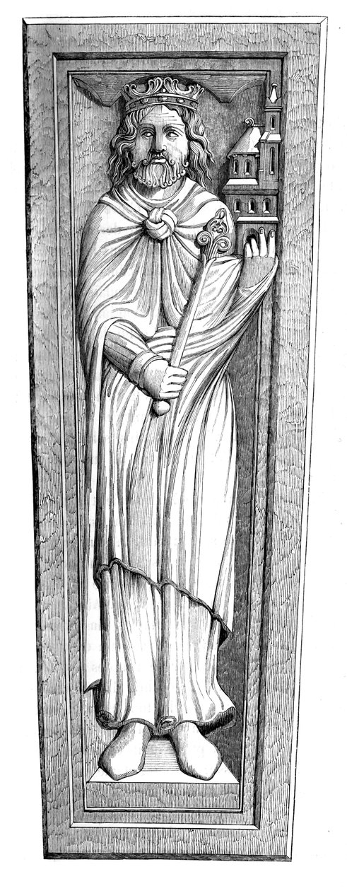 Tumba de Childeberto, siglo XI, 1849 de Unbekannt