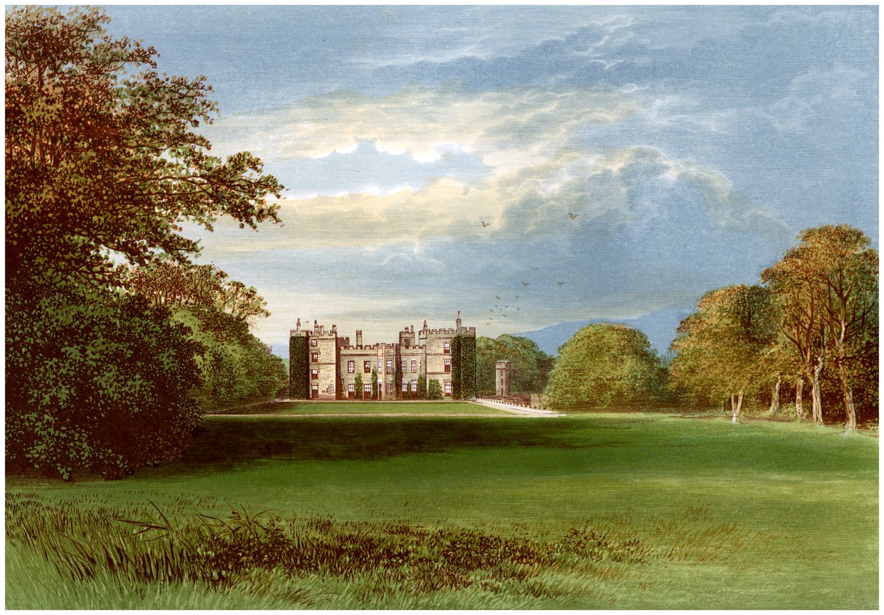 Castillo de Chillingham, Northumberland, hogar del Conde de Tankerville, c1880 de Unbekannt