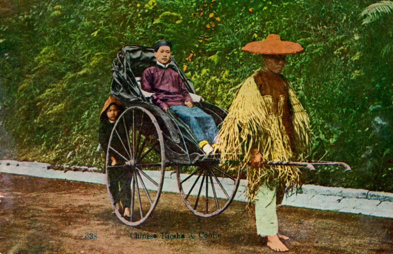 Rickshaw chino, siglo XX de Unbekannt