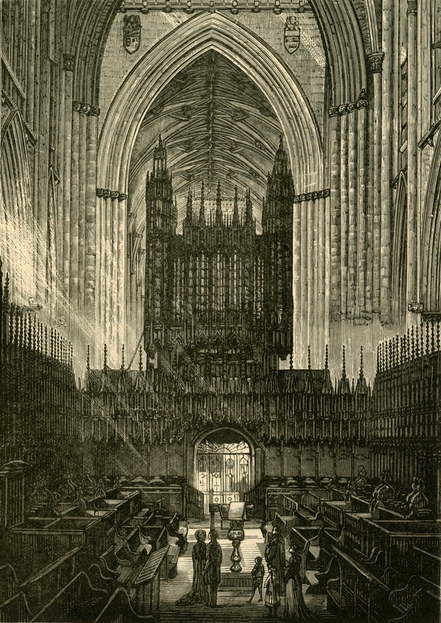 Coro de la Catedral de York, 1898 de Unbekannt