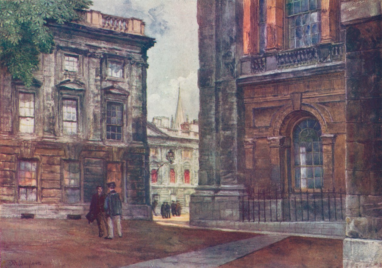 Iglesia de Cristo - Patio de Peckwater, 1906 de Unbekannt