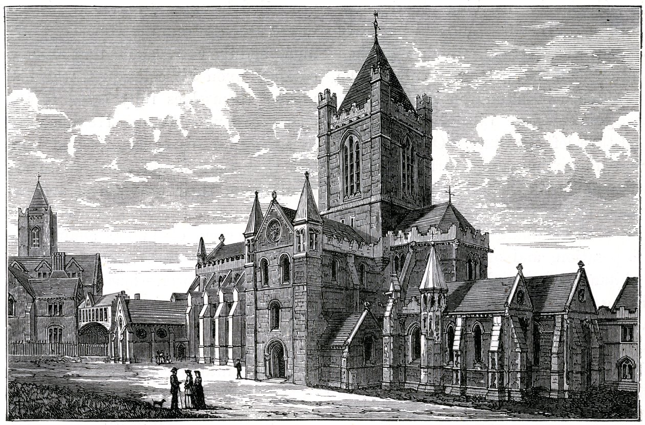 Catedral de la Iglesia de Cristo, Dublín, siglo XIX de Unbekannt