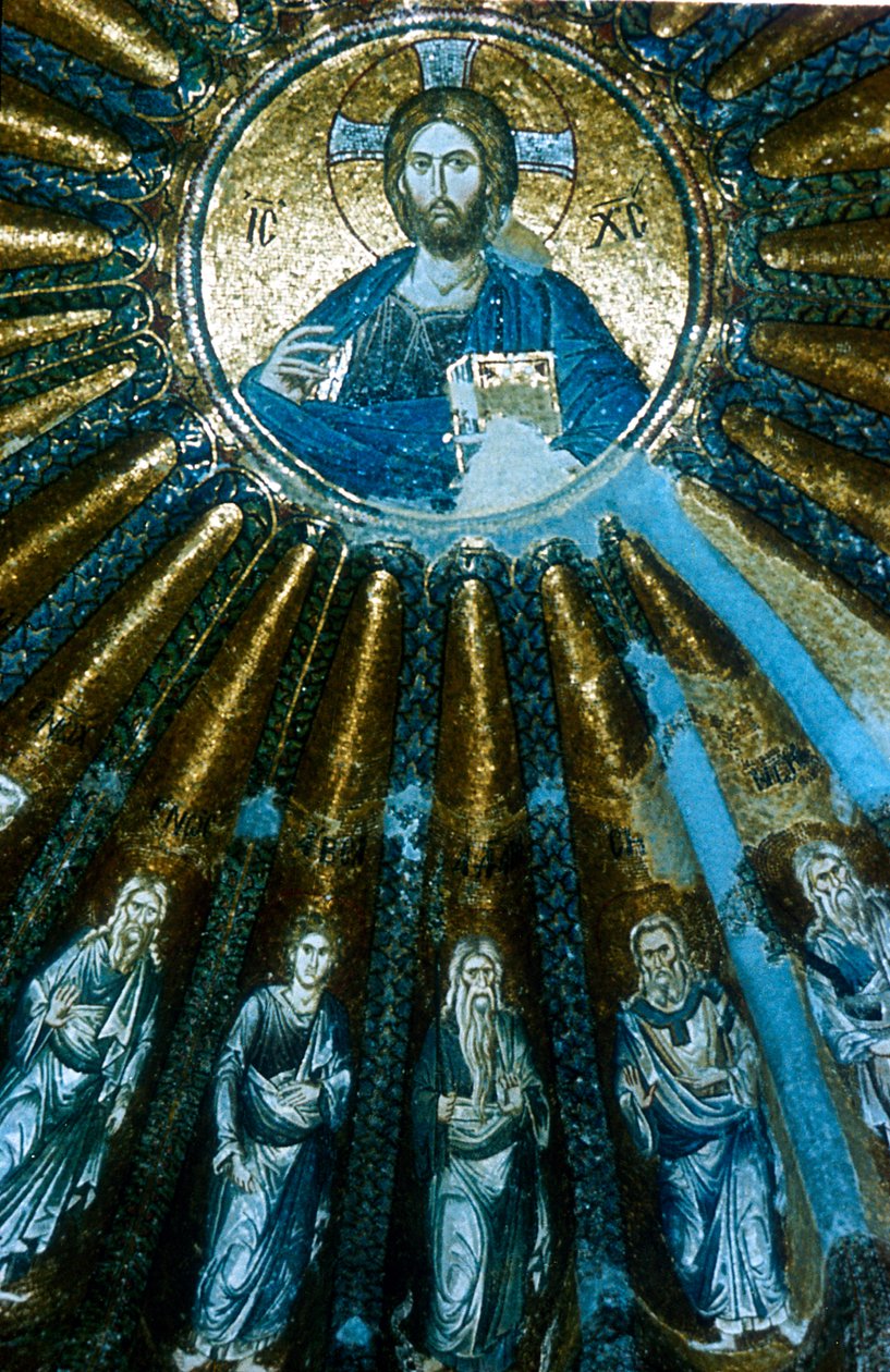 Cristo Pantocrátor, c1310-c1320 de Unbekannt