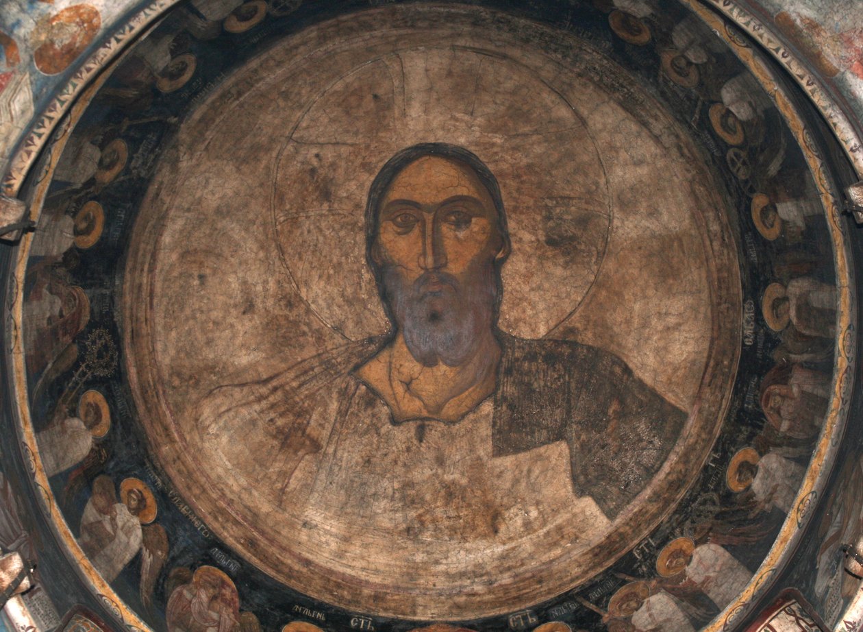 Cristo Pantocrátor, ca. 1350 de Unbekannt