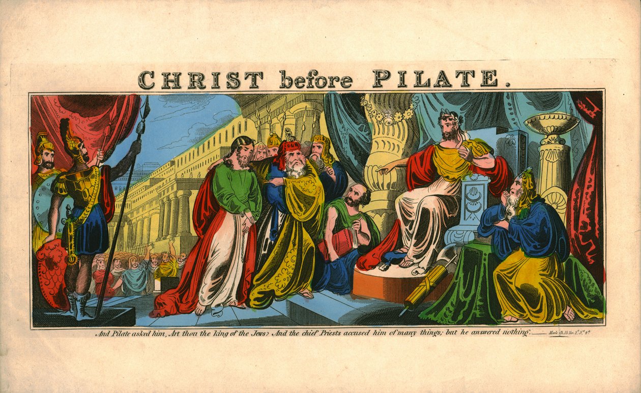 Cristo ante Pilato de Unbekannt