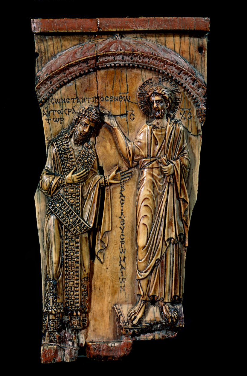 Cristo coronando al emperador Constantino VII, 945 de Unbekannt