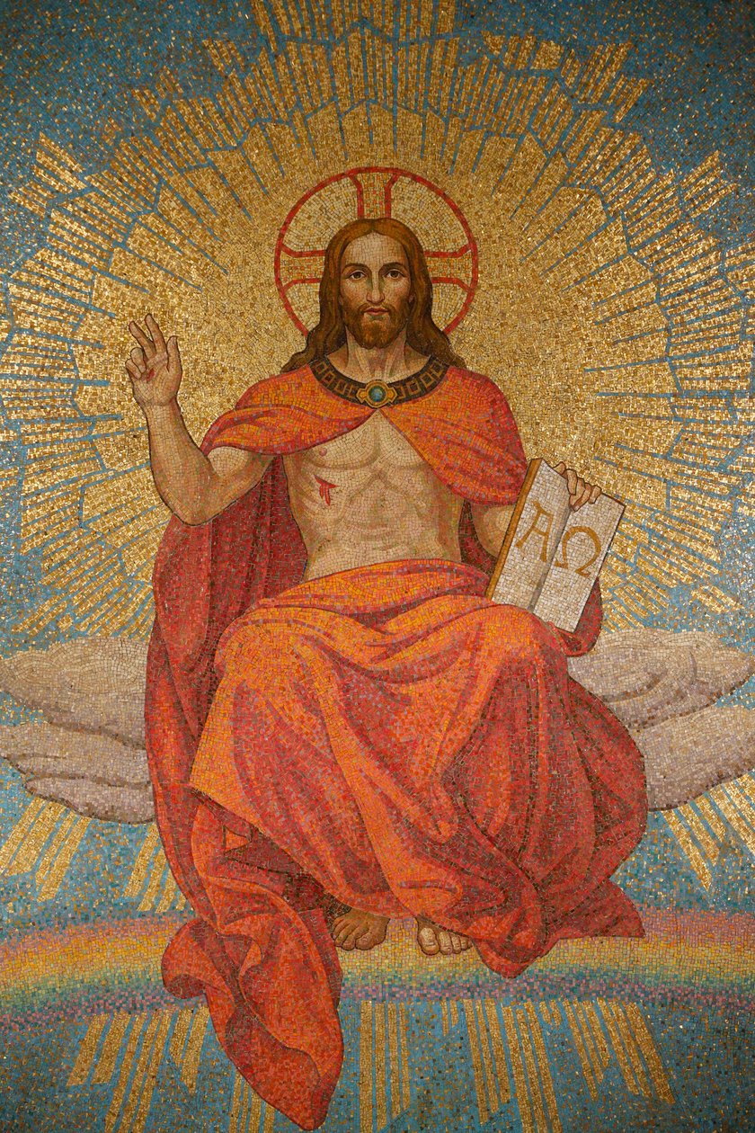 Cristo en Majestad - Iglesia de San Alfonso de Ligorio, Roma, Italia de Unbekannt