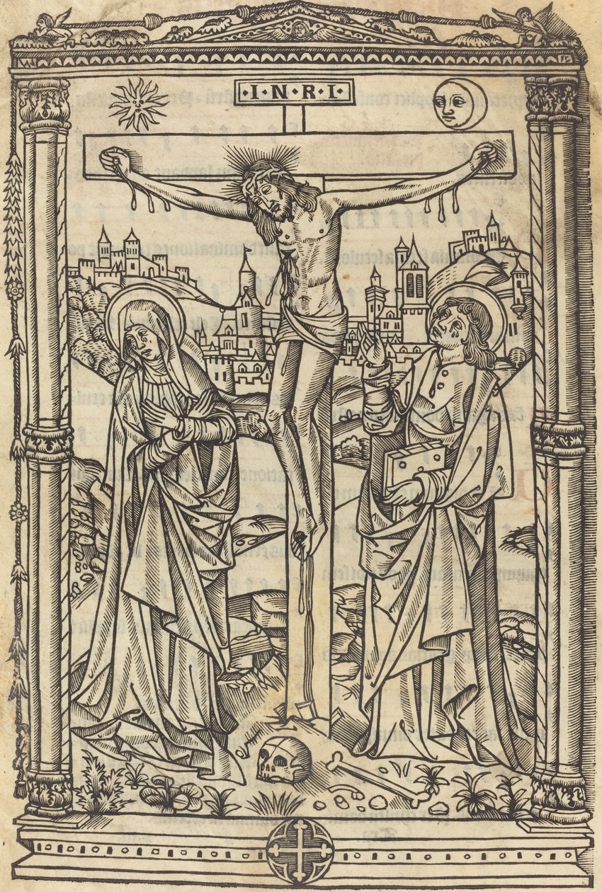 Cristo en la cruz, c. 1490 de Unbekannt