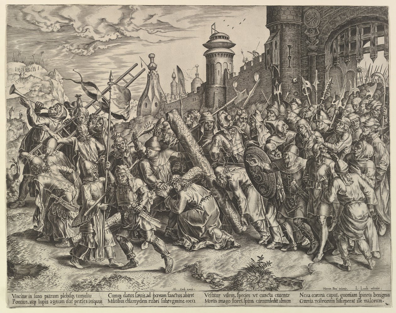 Cristo en el Camino al Calvario, ca. 1560 de Unbekannt