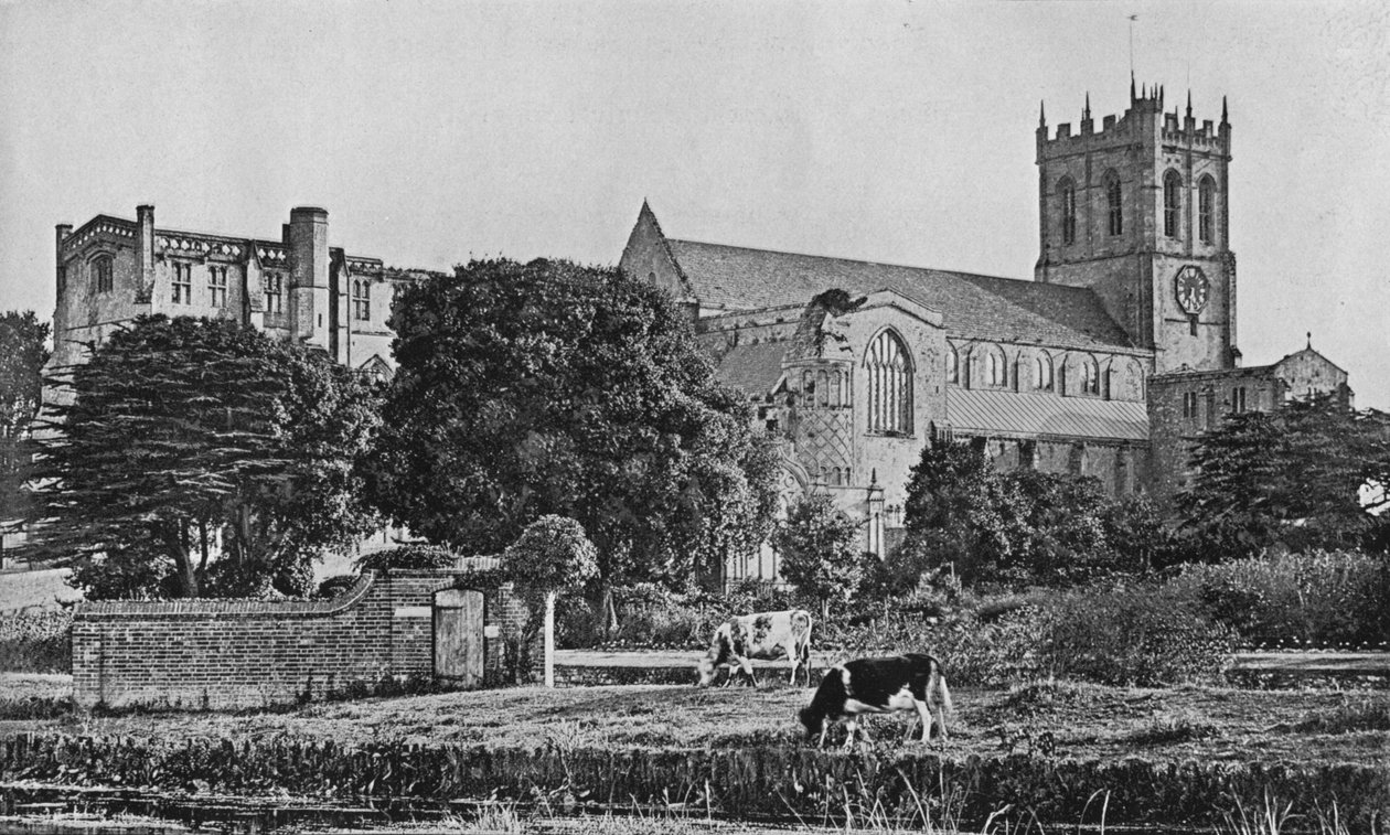 Priorato de Christchurch, c1910 de Unbekannt