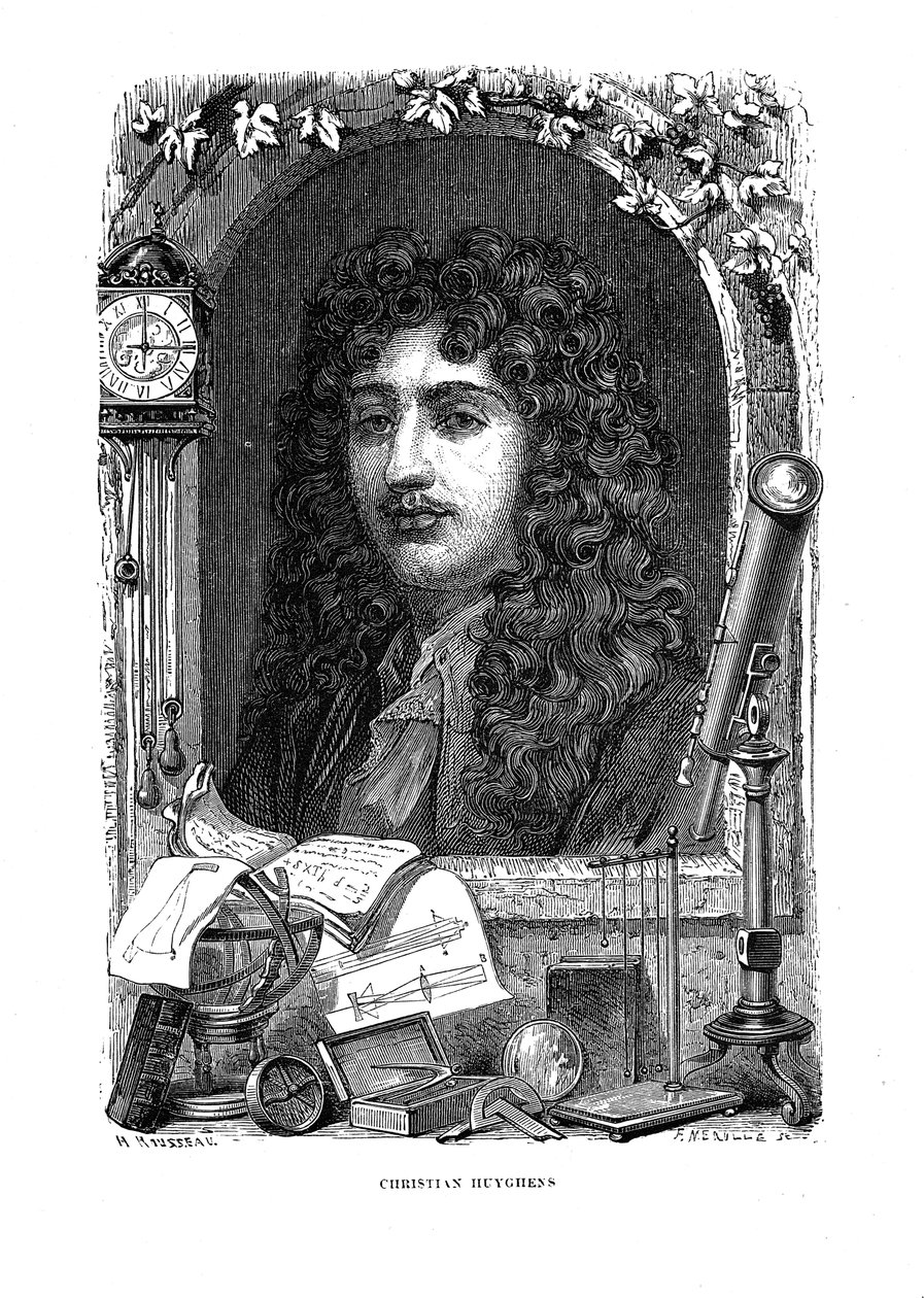 Christiaan Huygens 1629-1695, físico, matemático y astrónomo neerlandés, c1870 de Unbekannt