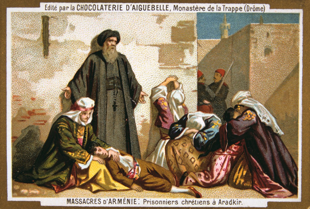 Prisioneros cristianos en Aradkir, 1895 de Unbekannt