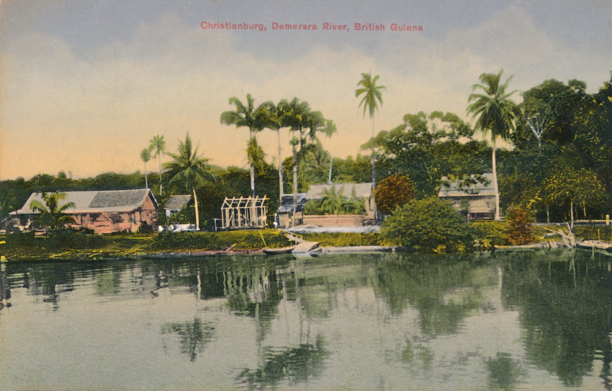 Christianburg, Río Demerara, Guayana Británica, principios del siglo XX de Unbekannt