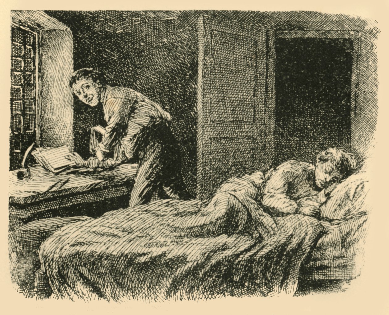 Christoph se apoderó del libro manuscrito y la copia, 1907 de Unbekannt