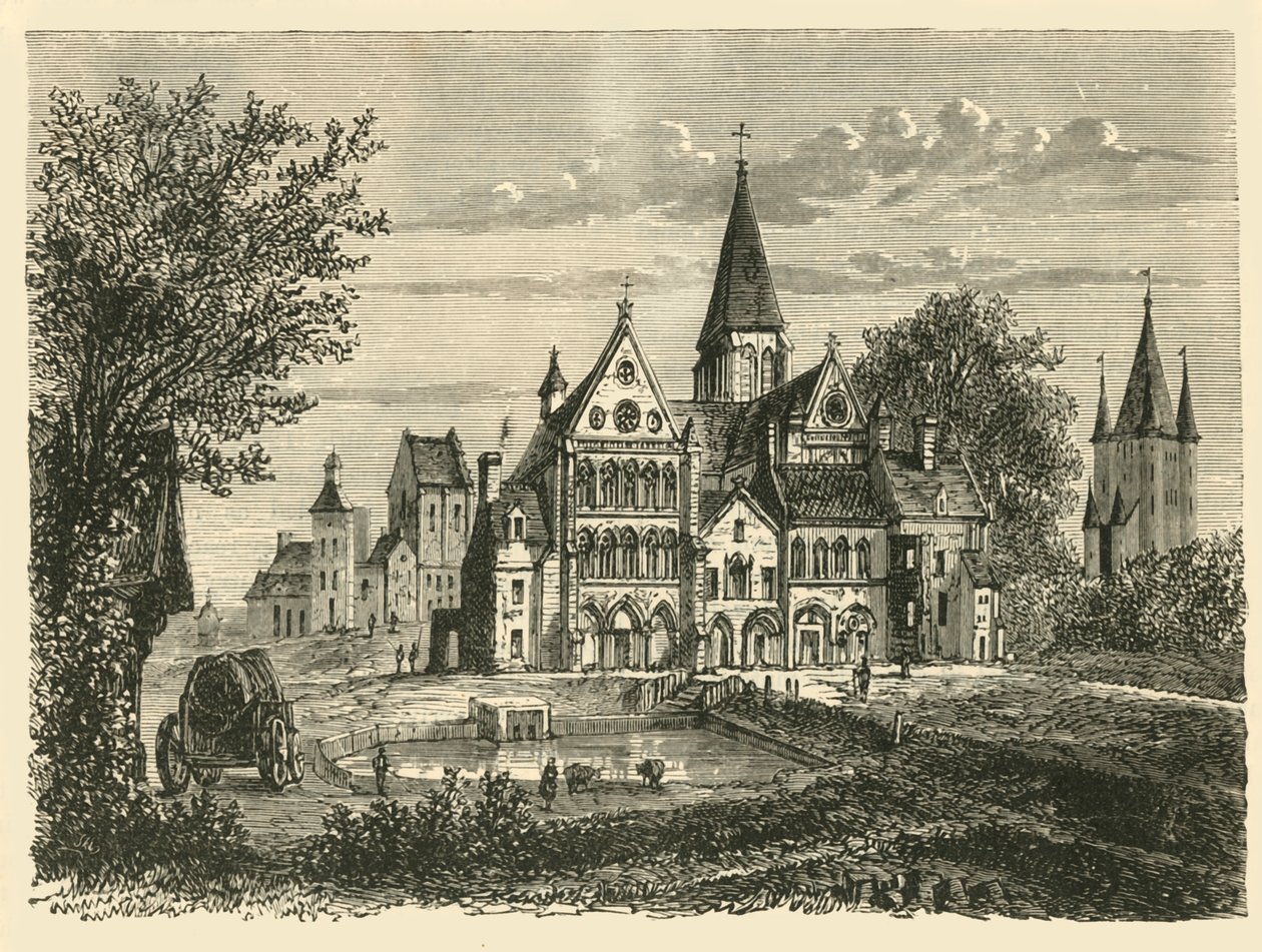 Iglesia y Torre del Templo, París, 1890 de Unbekannt